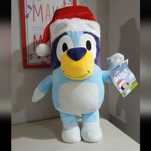 2' Bluey Santa Christmas holiday greeter New